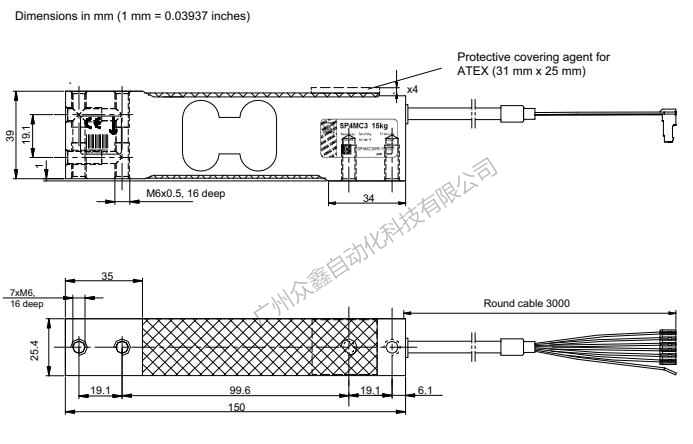 德國(guó)HBM 1-SP4MC3MR/200KG稱(chēng)重傳感器尺寸