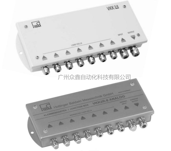德國(guó)HBM接線盒1-VKK2-8A接線盒8孔鋁合金接線盒圖片