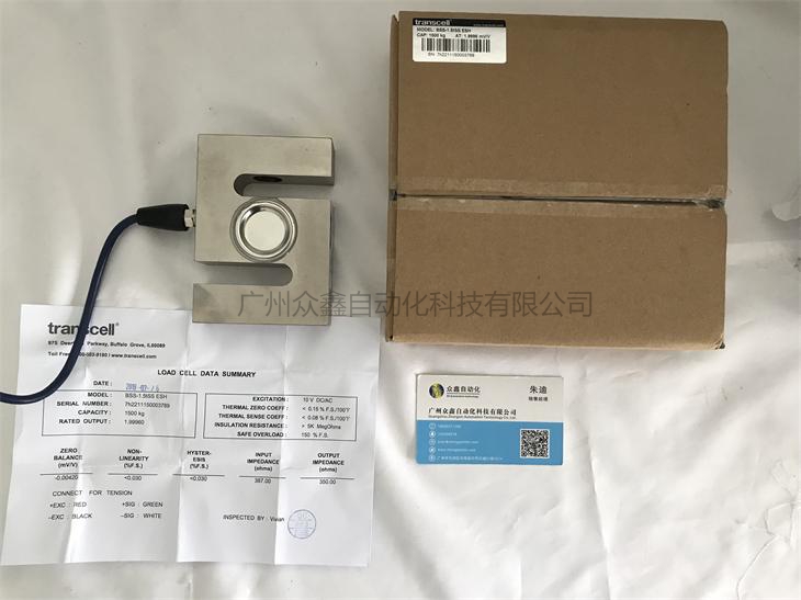 美國(guó)傳力 BSS-100kgSS ESH稱重傳感器實(shí)拍圖1