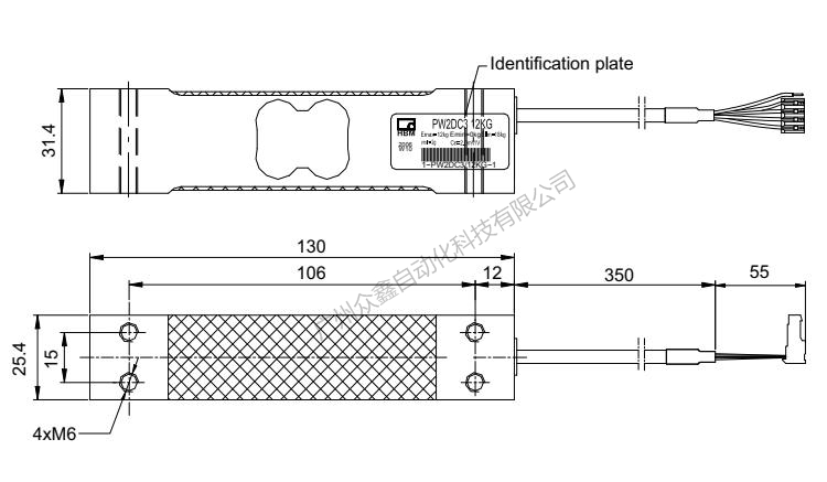 德國(guó)HBM 1-PW2DC3/7.2kg稱重傳感器產(chǎn)品尺寸