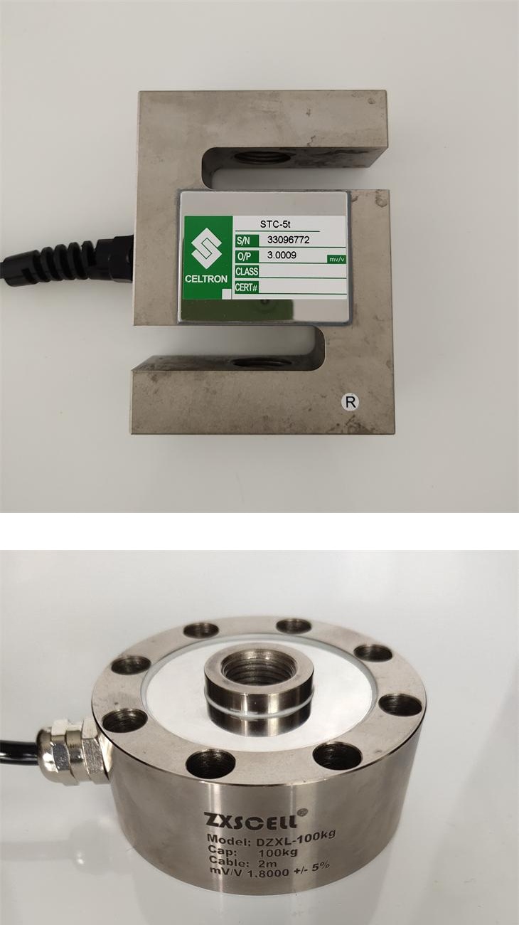 美國世銓STC型號S型稱重傳感器圖片 和 美國中克塞爾DZXL型號輪輻式稱重傳感器圖片