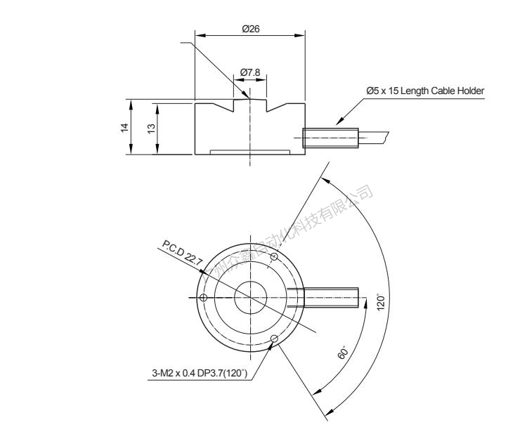 韓國凱士 NMNC-50L稱重傳感器產(chǎn)品尺寸